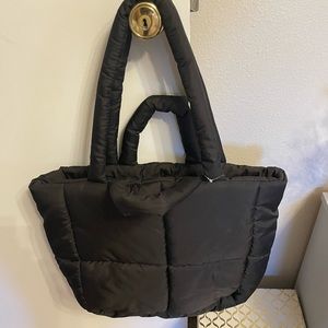 H&M  Black Quilt Shoulder or tote bag